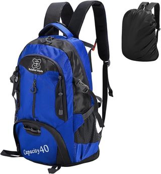 Mochila senderismo 40L azul