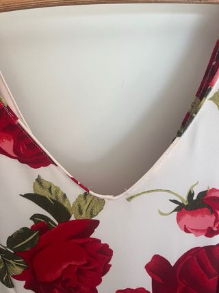 Vestido Flamenco Rojo y Blanco