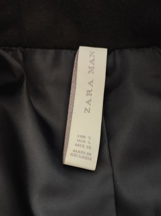 Abrigo Zara gris marengo