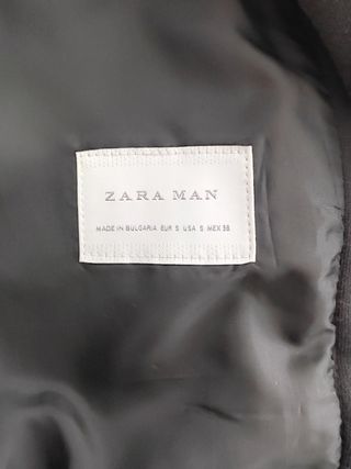 Abrigo Zara gris marengo