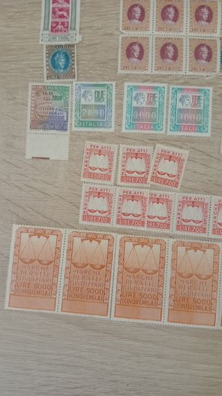 Lotto marche da bollo