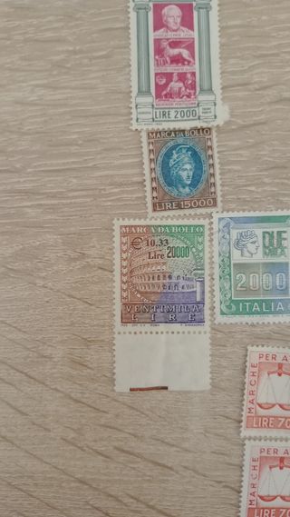 Lotto marche da bollo