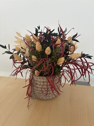 Fiori stabilizzati con vaso Buddha