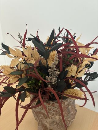 Fiori stabilizzati con vaso Buddha