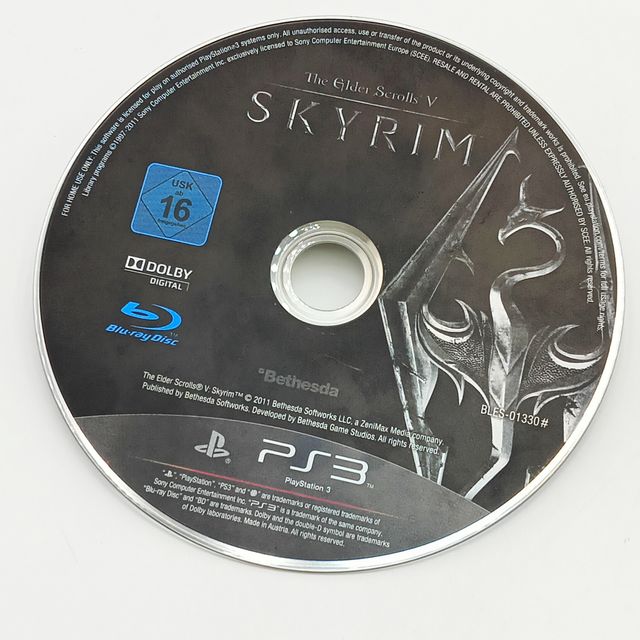 The Elder Scroll V Skyrim Ps3 Italiano Solo disco 