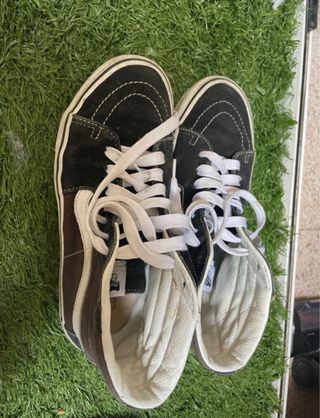 Vans Sk8-Hi: Zapatillas altas negras y marrones