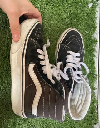 Vans Sk8-Hi: Zapatillas altas negras y marrones