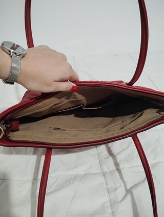 Bolso bandolera granate