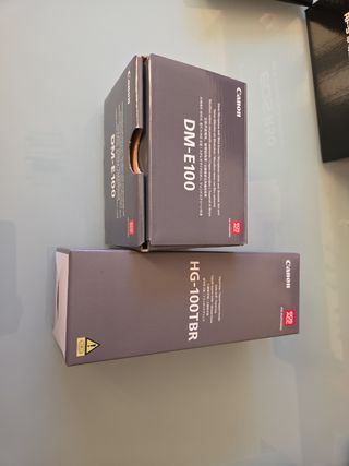 Trípode Canon HG-100TBR y Microfono DM-E100