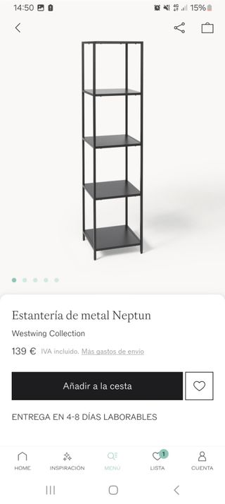 Me urge vender por mudanza Estanteria de Westwing