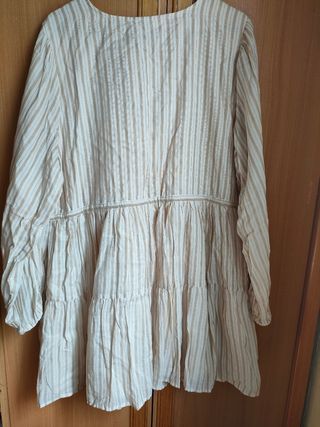 Blusa rayas beige - Talla L