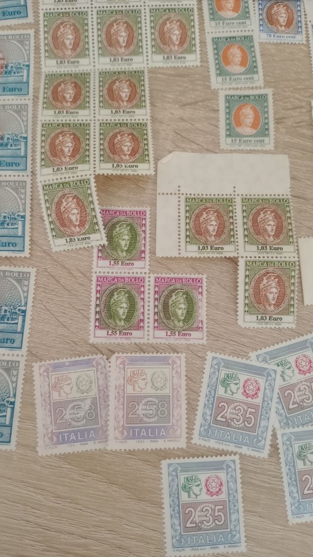Lotto marche da bollo euro