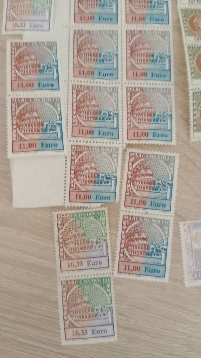 Lotto marche da bollo euro