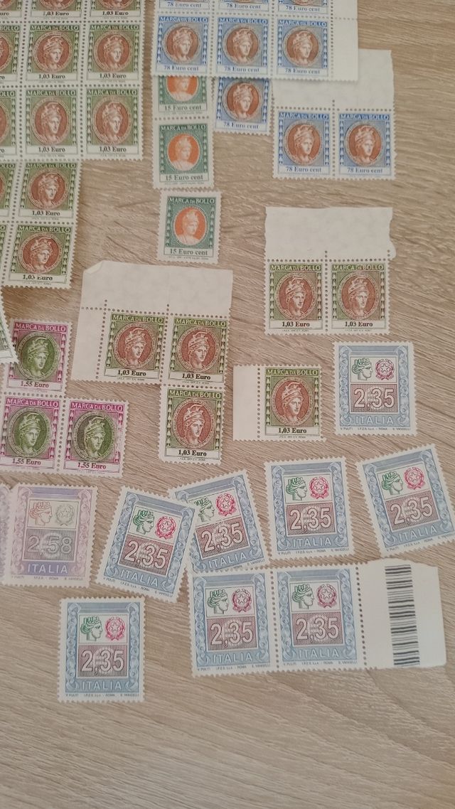 Lotto marche da bollo euro