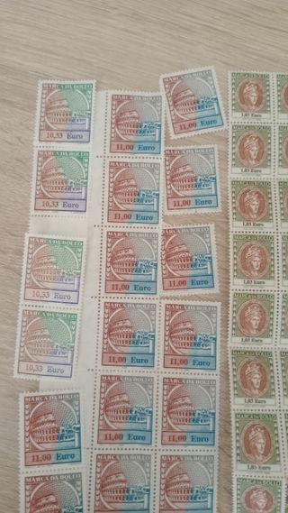 Lotto marche da bollo euro