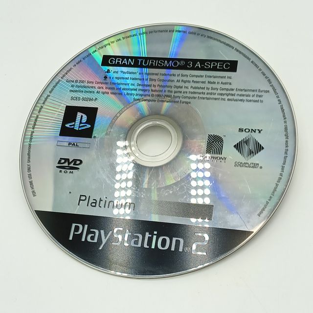 Gran Tursmo 3 A-Spec PS2 Videogioco Solo Disco