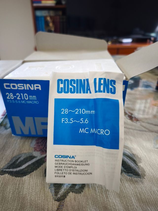 Objetivo Cosina 28-210 mm Macro