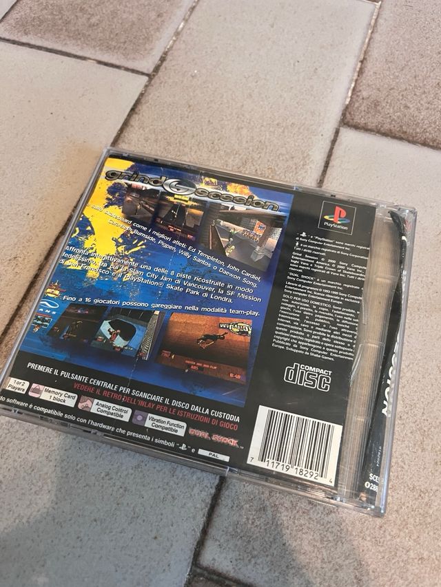 Grind Session Playstation 1 PS1 skate vintage tony
