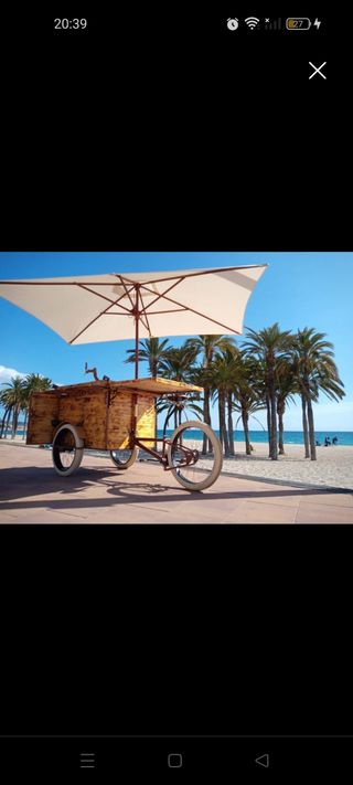 Vendo o cambio Foodbike, Carrito Expositor Nego