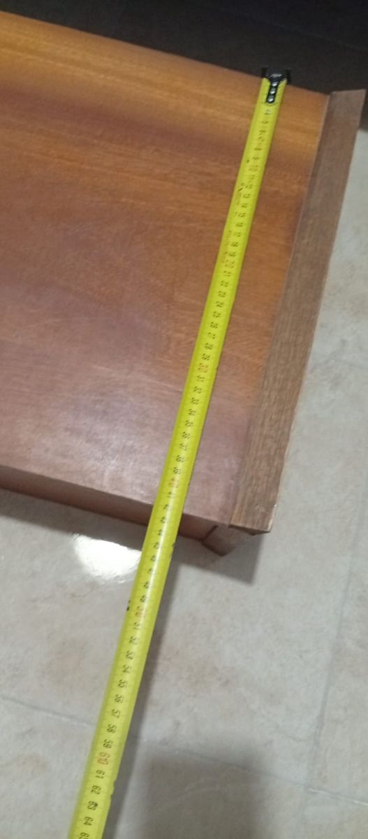 Borsa da cucito vintage in legno