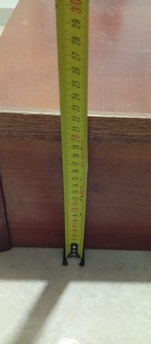 Borsa da cucito vintage in legno