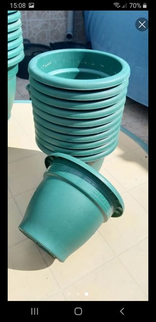 Macetas Polipropileno verdes