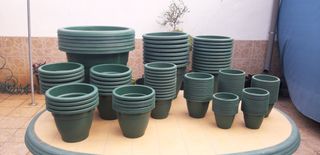 Macetas Polipropileno verdes