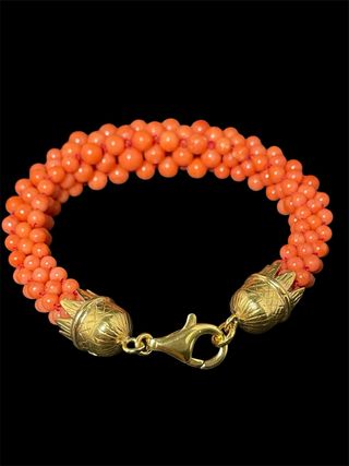 Bracciale argento tessito a mano