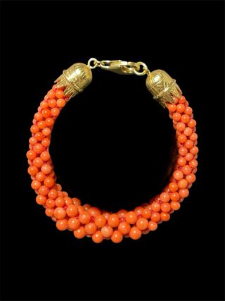 Bracciale argento tessito a mano