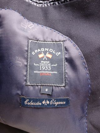 Traje niño 8 años Colección Elegance