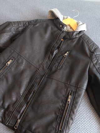 Chaqueta cuero niño
