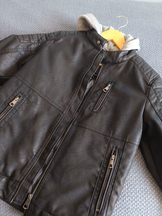 Chaqueta cuero niño