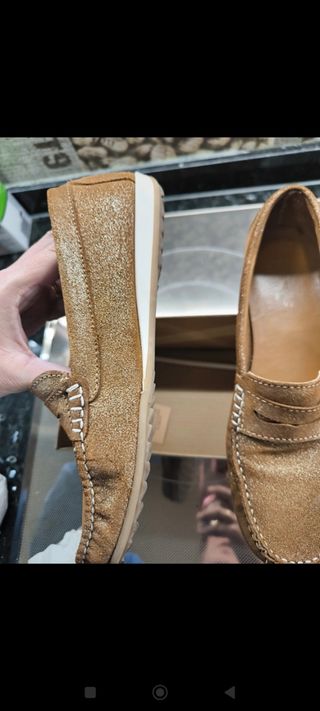 Mocasines ante marrón