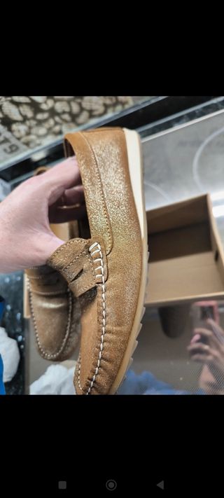 Mocasines ante marrón