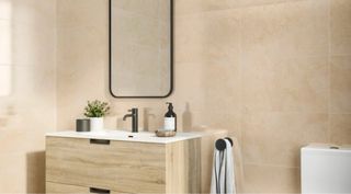 Azulejo cerámico Eco Mármol efecto mármol aspen 33.3x55 cm