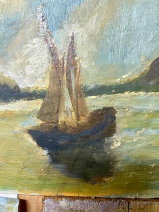 ANTIGUOS ÓLEOS SOBRE TABLA