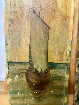 ANTIGUOS ÓLEOS SOBRE TABLA