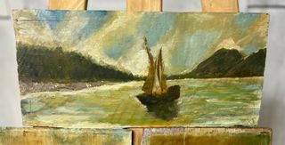 ANTIGUOS ÓLEOS SOBRE TABLA