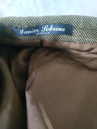 Chaqueta Javier Sobrino Sevilla Talla 48