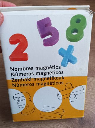 Juego números magnéticos 54 piezas