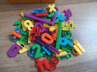 Juego números magnéticos 54 piezas
