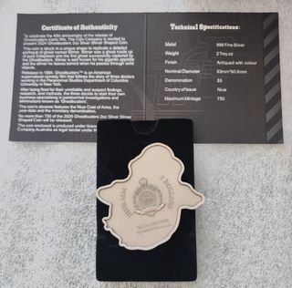 Moneda plata Cazafantasmas 2oz