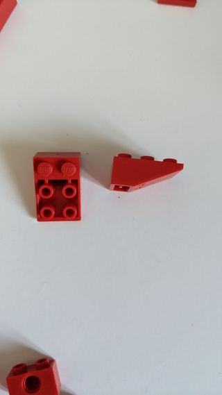 Lotto Pezzi LEGO misti Blu Gialli Rossi Neri Trasp