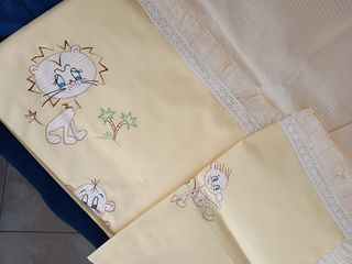 Completo lettino giallo