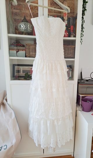 Vestido novia talla 36 de Gema Nicolás