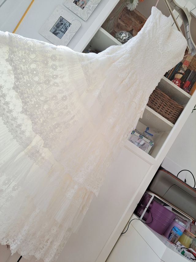 Vestido novia talla 36 de Gema Nicolás