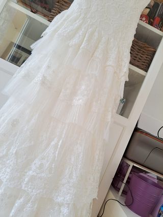 Vestido novia talla 36 de Gema Nicolás