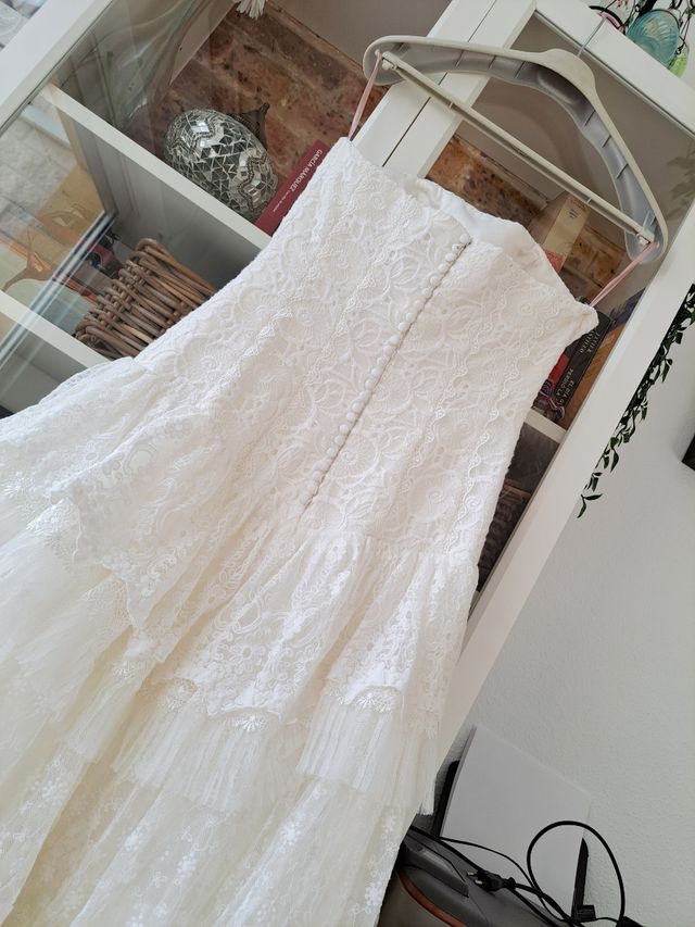 Vestido novia talla 36 de Gema Nicolás