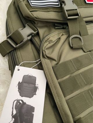 Mochila táctica 50L - Verde Oliva con pache