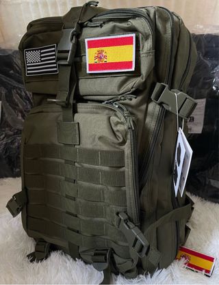 Mochila táctica 50L - Verde Oliva con pache